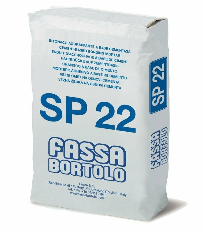 Intonaco di rinfazzo Fassa SP 22 25Kg