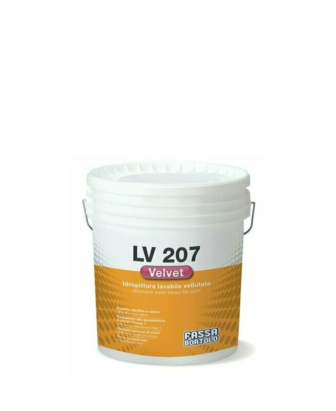 Idropittura superlavabile Fassa LV 207 Velvet 4Litri