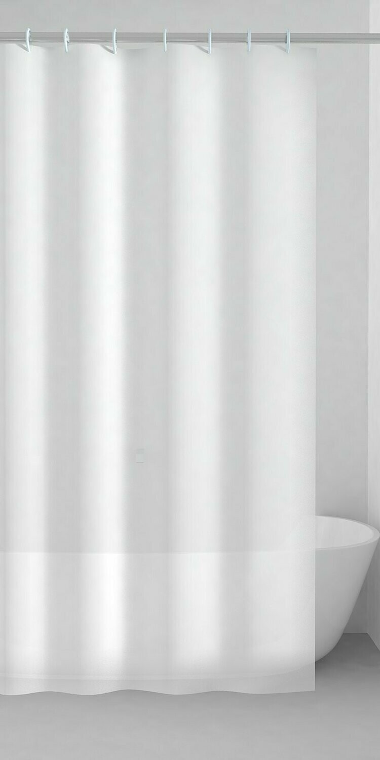 Tenda doccia Basic Bianco