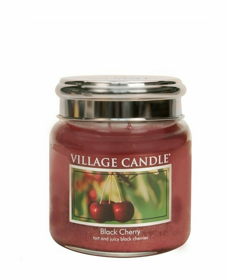 Village Candle Black Cherry  16oz