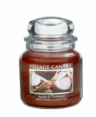 Village Candle Apple & Cinnamon 16oz