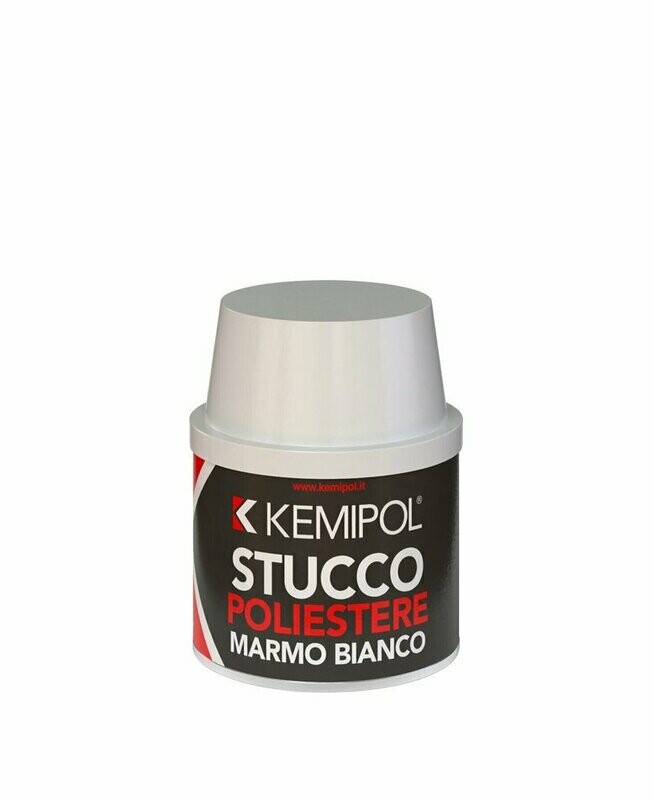 Stucco poliestere marmo bianco 150ml