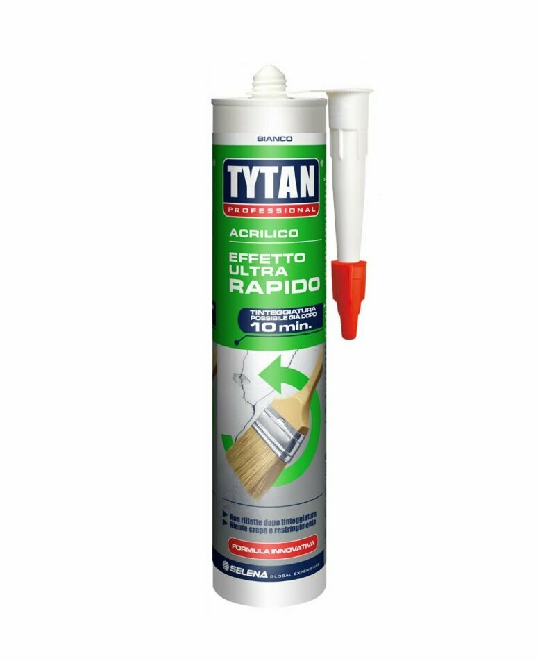 Sigillante acrilico Tytan ultra rapido 300ml bianco