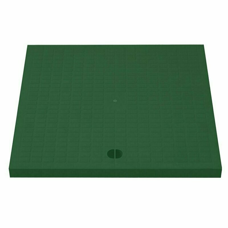 Coperchio per pozzetto polipropilene 550x550mm Verde