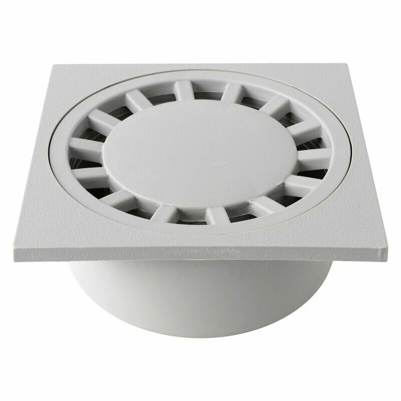 Chiusino sifonato scarico centrale 200x200mm