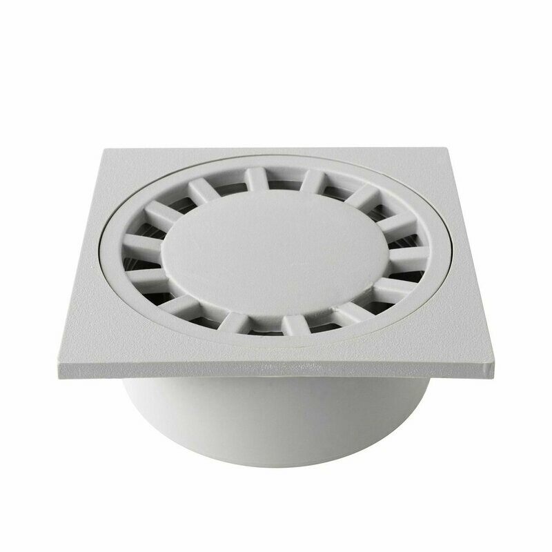 Chiusino sifonato scarico centrale 150x150mm