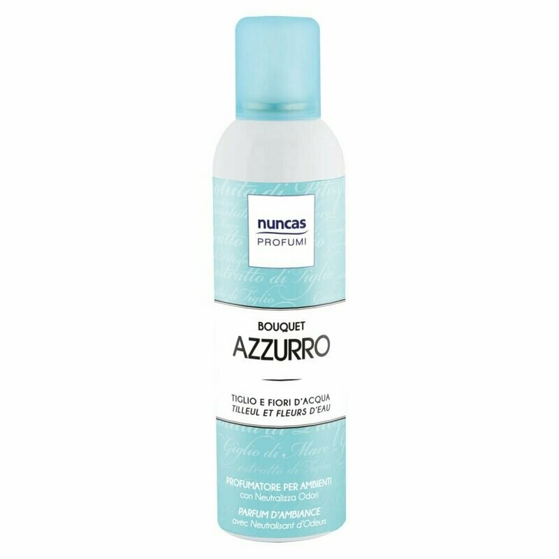 Profumatore spray Nuncas Bouquet 250ml Azzurro
