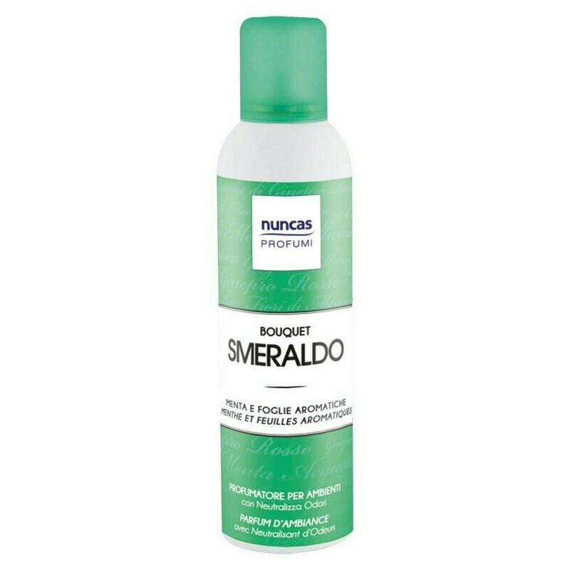 Profumatore spray Nuncas Bouquet 250ml Smeraldo