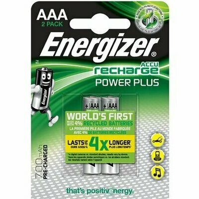 Energizer batteria ricaricaribile power plus AAA (2pezzi)