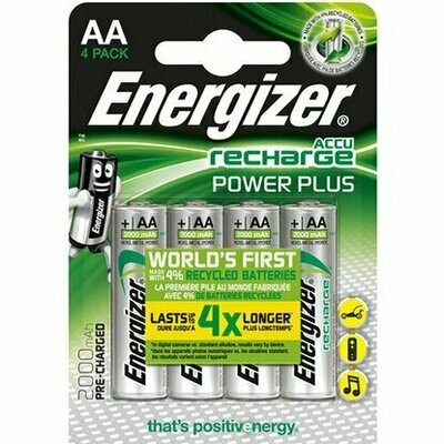 Energizer batteria ricaricaribile power plus AA (4pezzi)
