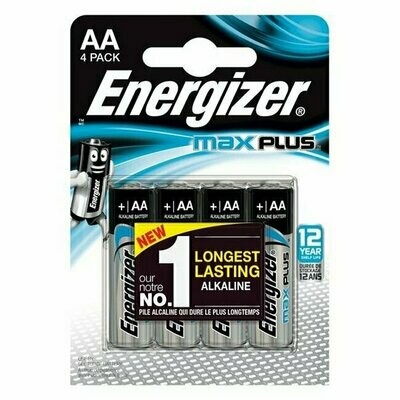 Energizer batteria alcalina AA Max plus (4pezzi)