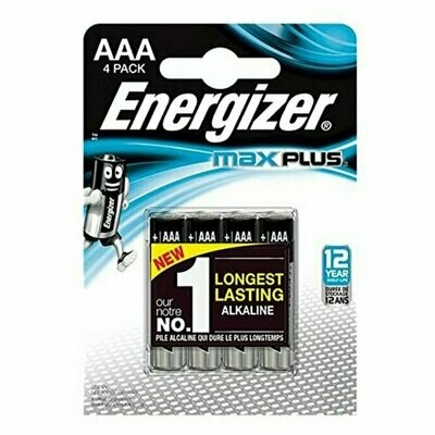 Energizer batteria alcalina AAA Max plus (4pezzi)