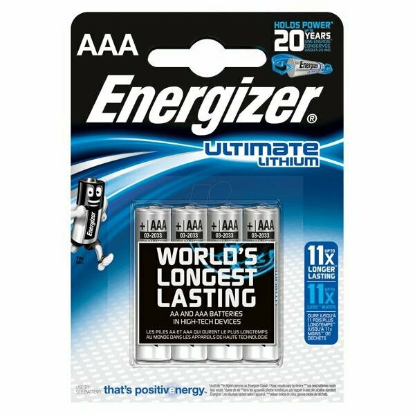 Energizer batteria litio AAA Ultimate Lithium (4pezzi)