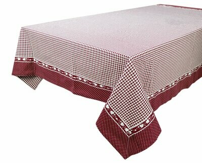 Tovaglia rettangolare "Tati" New Rossa