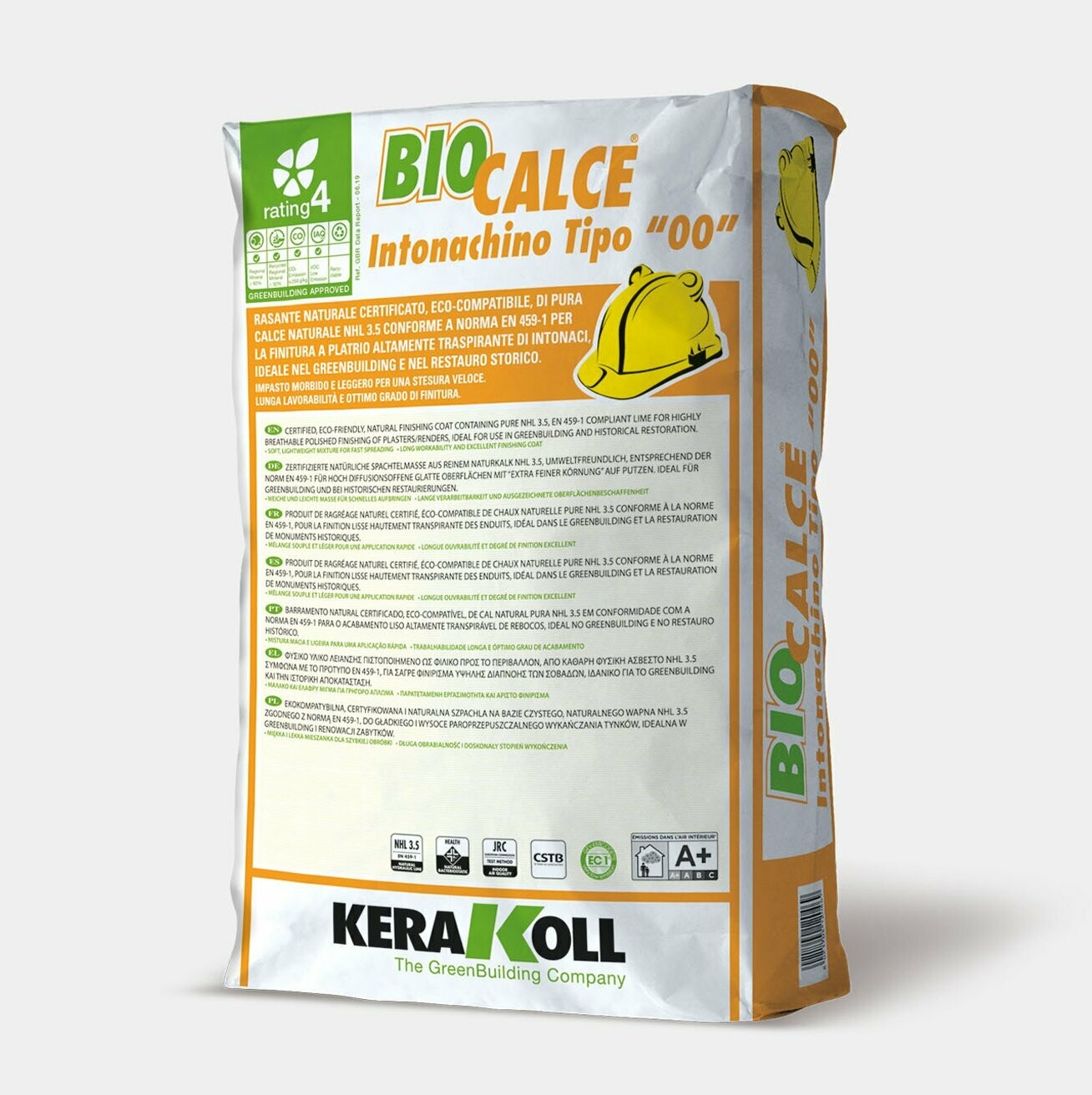 Kerakoll Rasante di finitura Biolcalce intonachino Tipo 00 20Kg