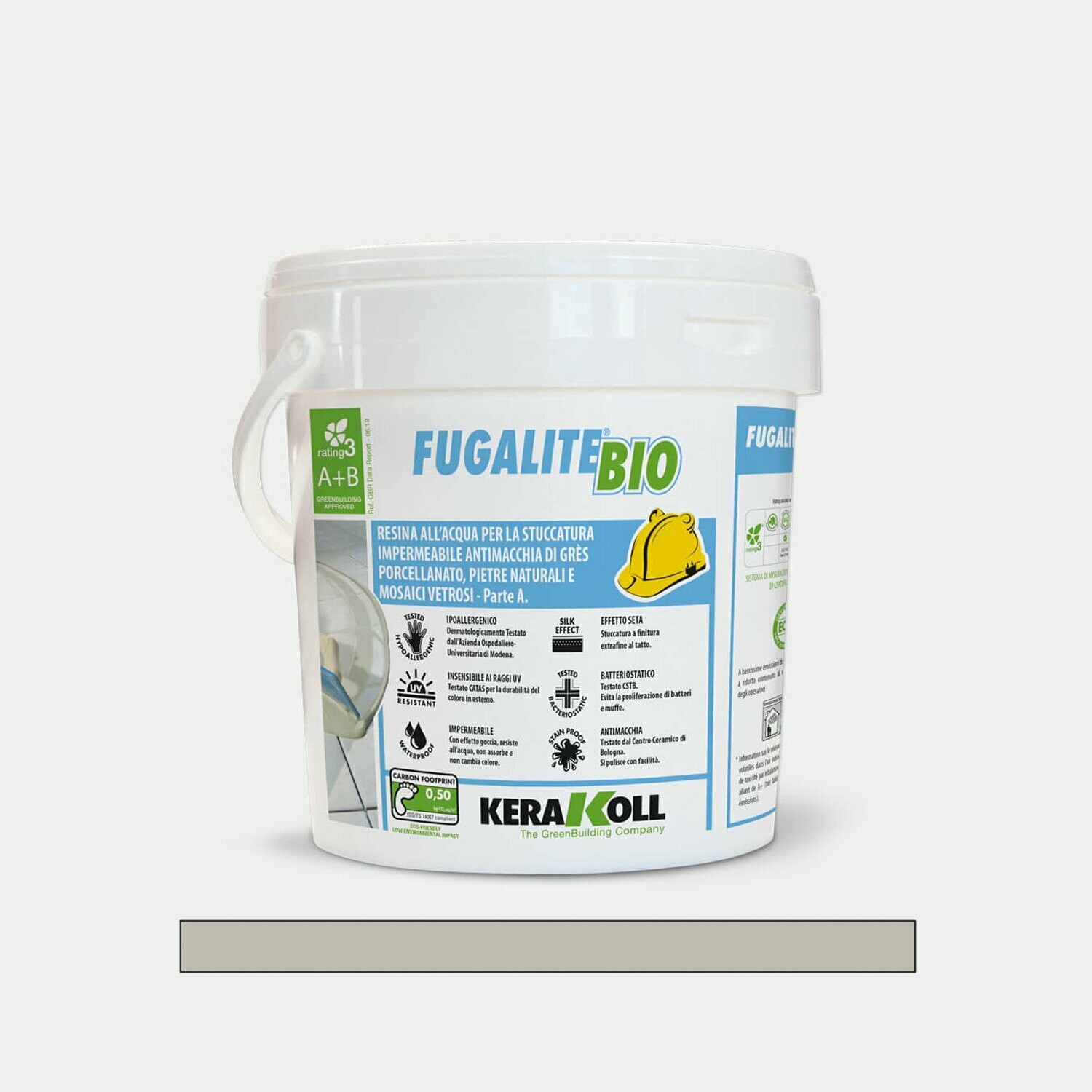 Stucco Kerakoll Fugalite Bio 3Kg cod.04 Grigio Ferro