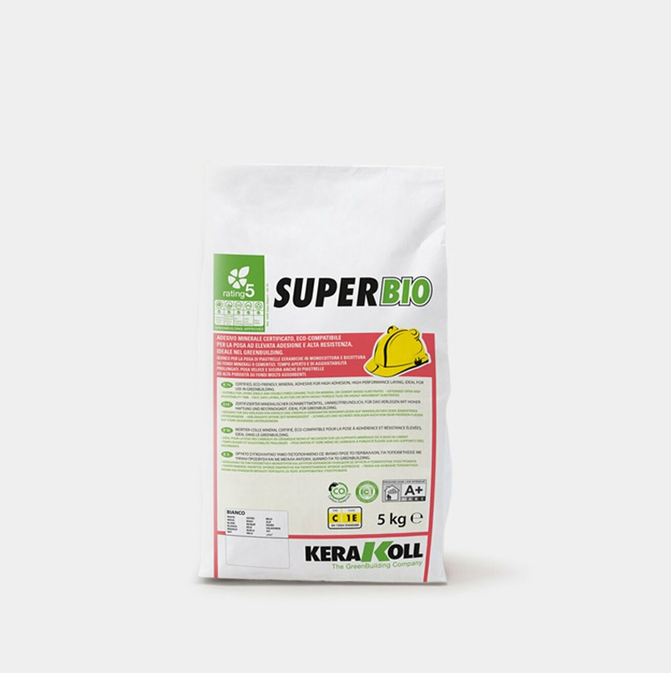 Adesivo Kerakoll Super Bio 5Kg bianco