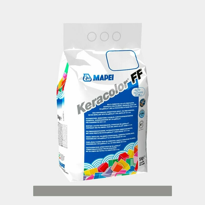 Stucco per fughe Mapei Keracolor FF 5Kg cod.112 grigio medio