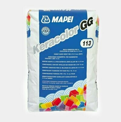 Stucco per fughe Mapei Keracolor GG 25Kg cod.113 Grigio ferro