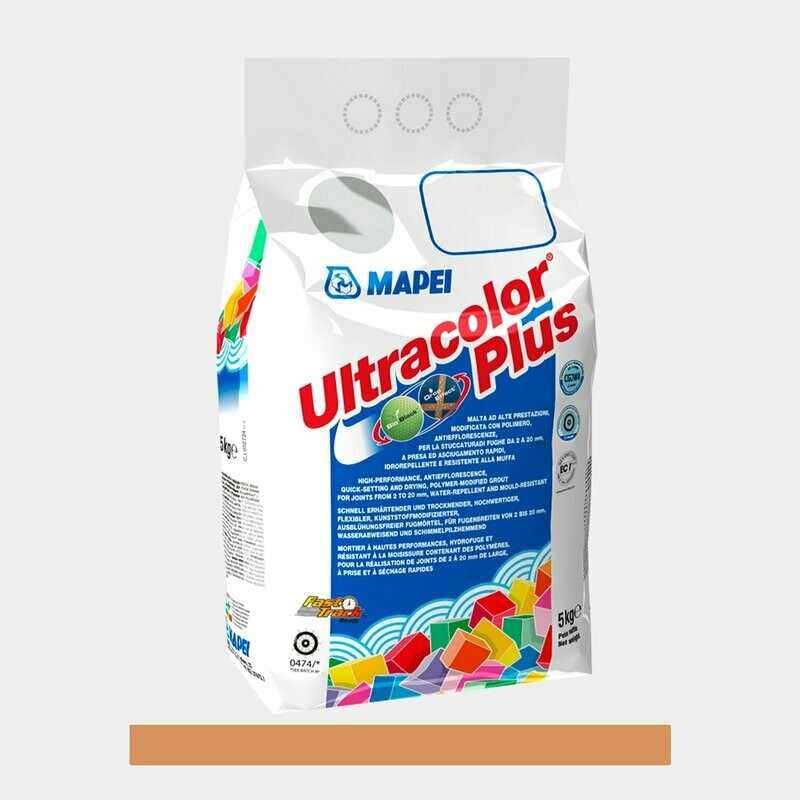 Stucco per fughe Mapei Ultracolor Plus 5Kg cod.139 Rosa Cipria