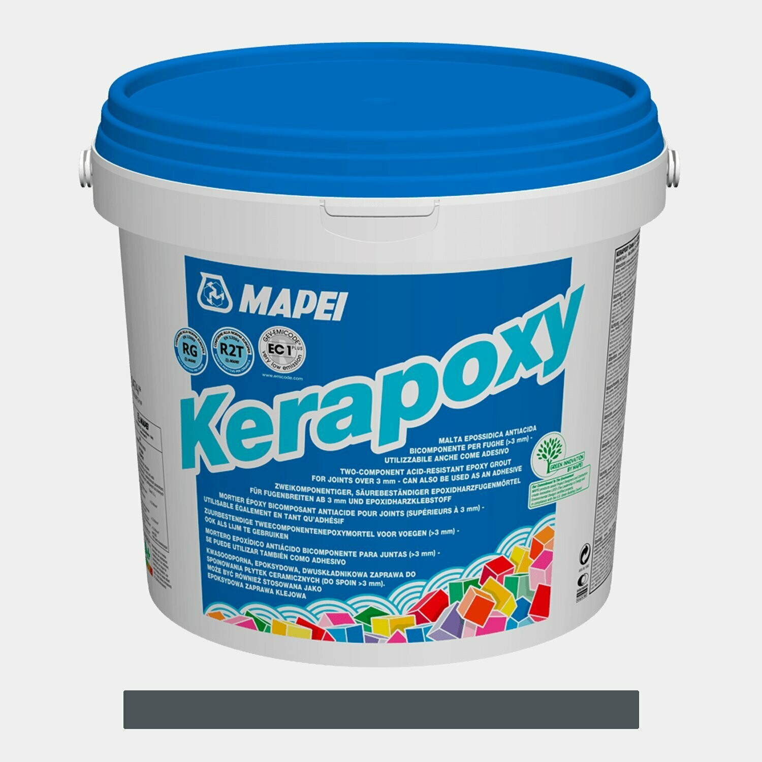 Stucco bicomponente Mapei Kerapoxy 10Kg cod.114 antracite