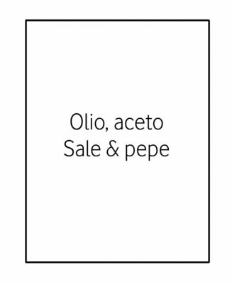 Olio, Aceto, sale & Pepe