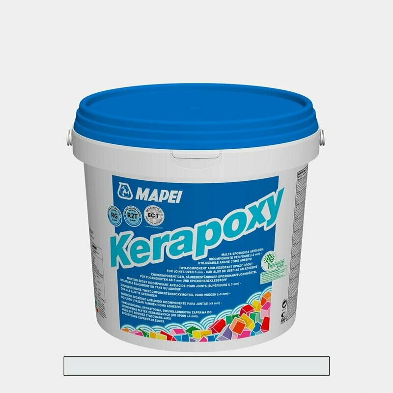 Stucco bicomponente Mapei Kerapoxy 5Kg cod.111 grigio argento