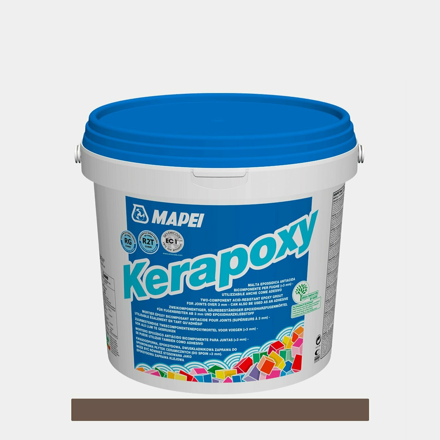 Stucco bicomponente Mapei Kerapoxy 5Kg cod.144 cioccolato