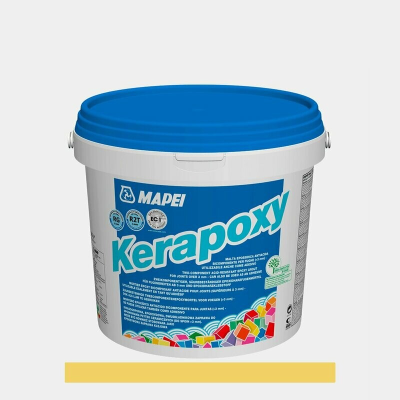 Stucco bicomponente Mapei Kerapoxy 5Kg cod.150 giallo