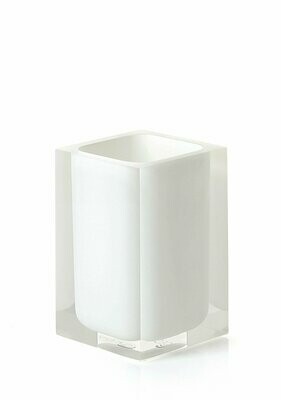 Portaspazzolino "Rainbow" bianco