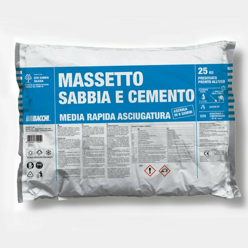 Massetto Sabbia e Cemento 25Kg