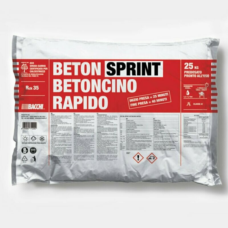 Calcestruzzo Rapido Sprint 25Kg