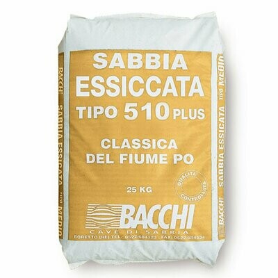 Sabbia silicea Naturale lavata Essicata 510 plus