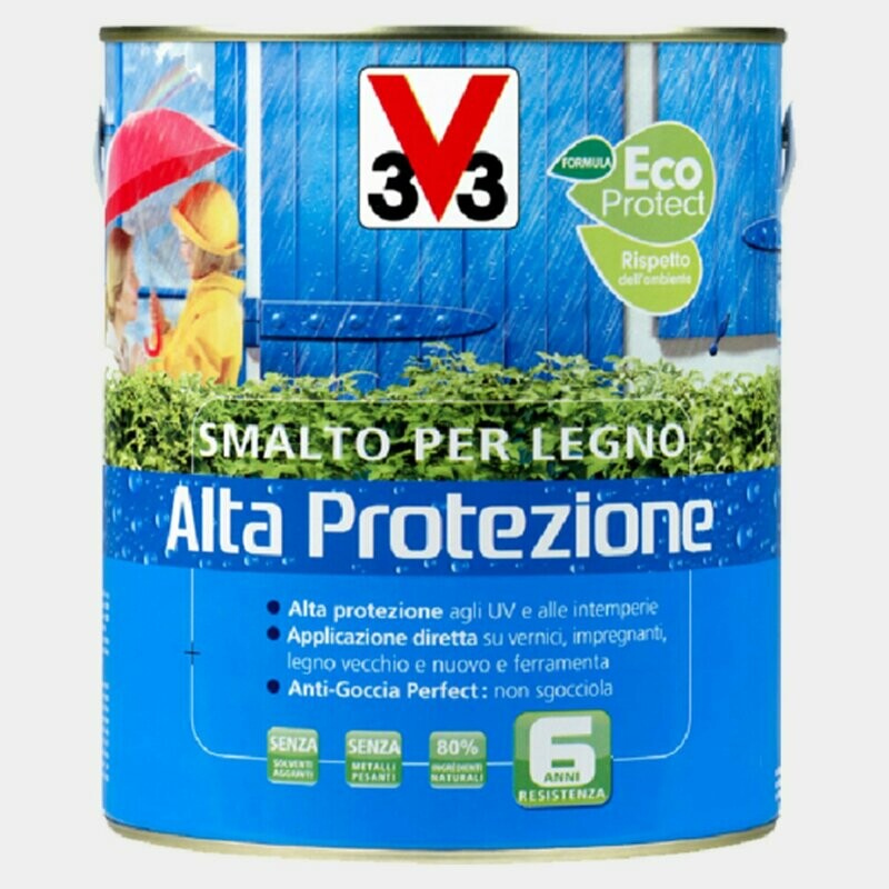 Smalto per legno Alta Protezione Tortora 2,50Litri