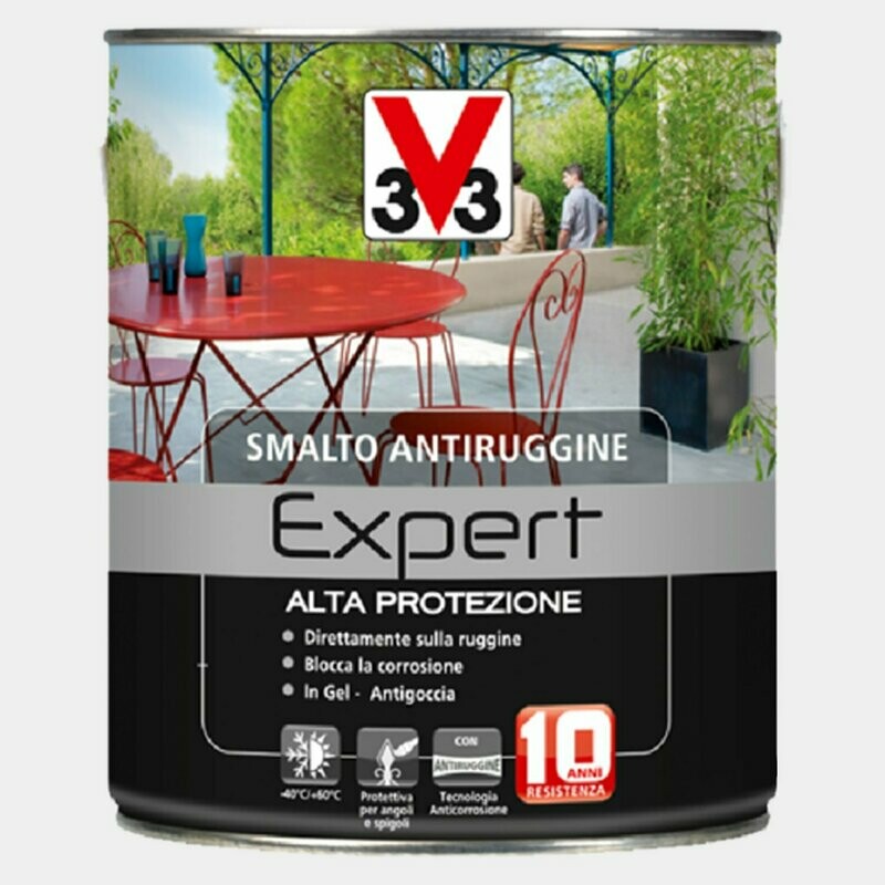 Smalto antiruggine Expert Nero RAL 9005 brillante 2,50Litri Smalto antiruggine Expert Nero RAL 9005 brillante 2,50Litri