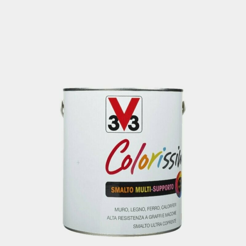 Smalto Colorissim Bianco Crema satinato 0,50Litri