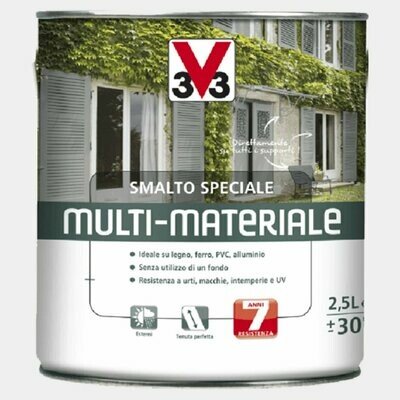Smalto 4in1 Multimateriale Bianco RAL 9016 2,50Litri