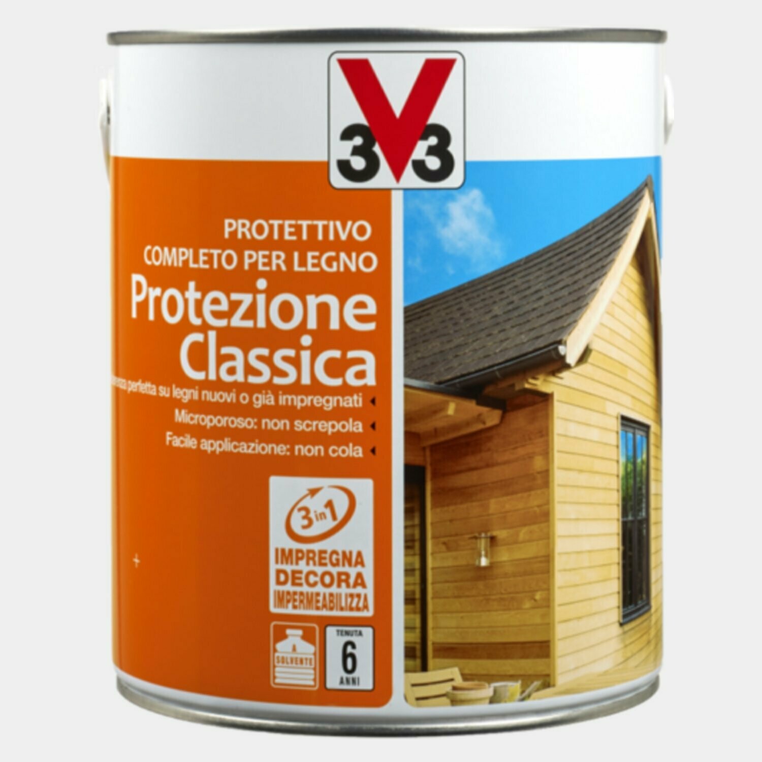 Protettivo per legno Protezione Classica Noce Chiaro 2,50Litri