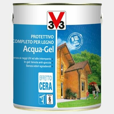 Protettivo per legno Acqua-Gel Castagno Scuro 2,50Litri