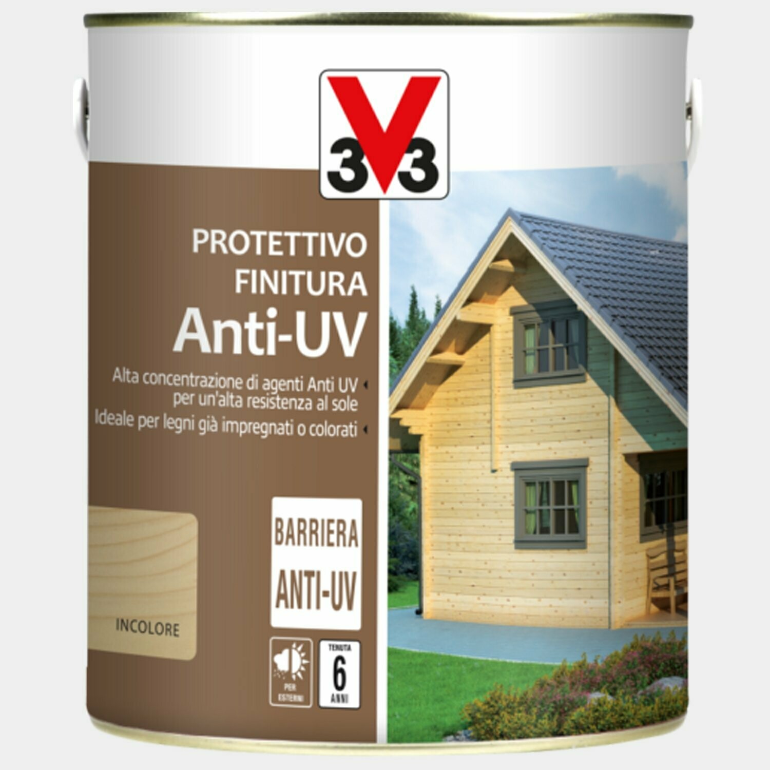 Protettivo e finitura Anti-UV Incolore 2,50Litri