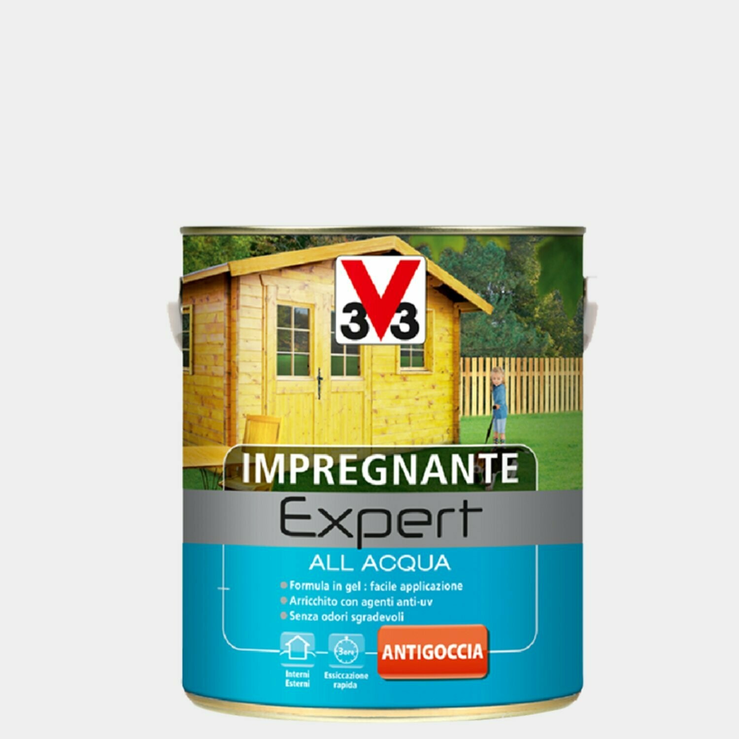 Impregnante all'acqua Expert noce scuro 0,75Litri