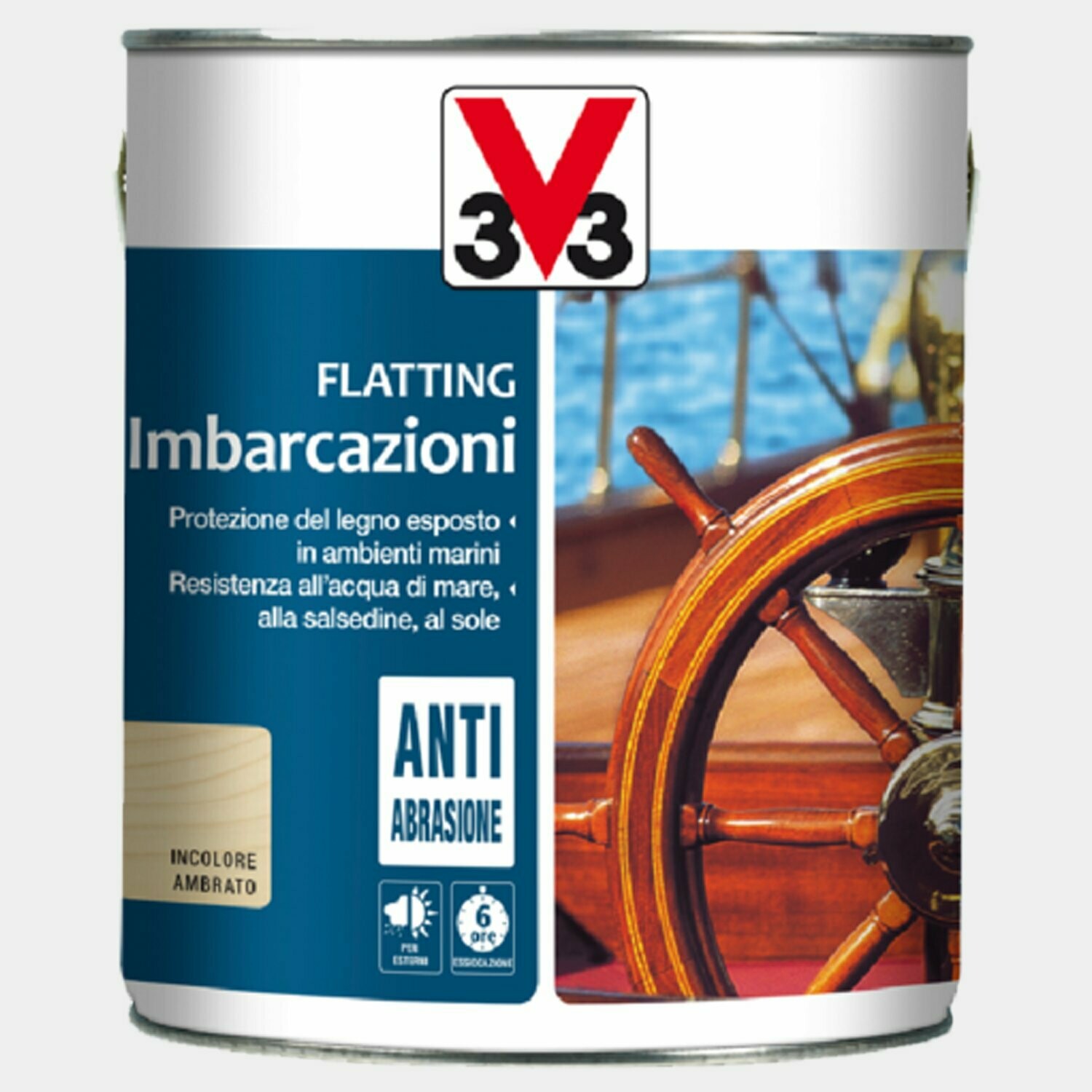 Flatting imbarcazioni brillante ambrato 2,50Litri