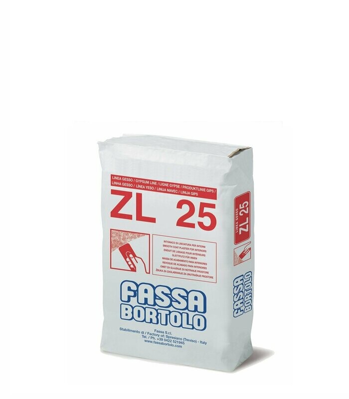 Intonaco base calce e gesso Fassa ZL 25 5Kg