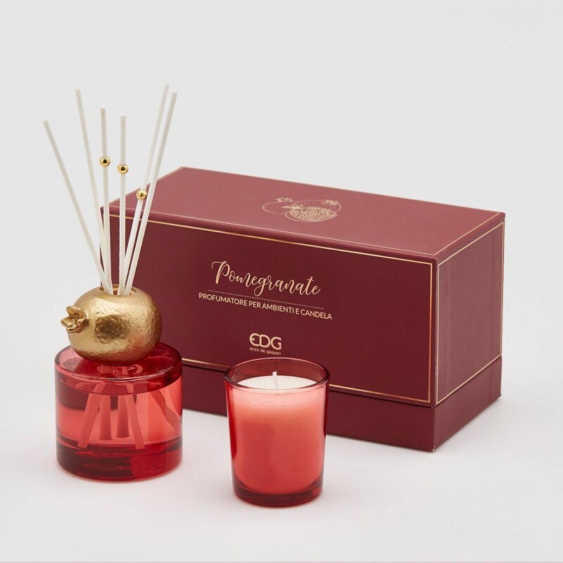 Profumatore Ambienti e candela Fruit Pouregranate