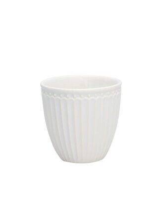 Mini latte cup "Alice" bianco