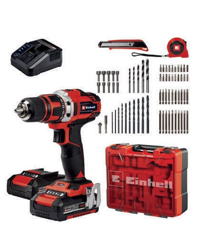 Set trapano a batteria TE-CD 18/40Li Kit