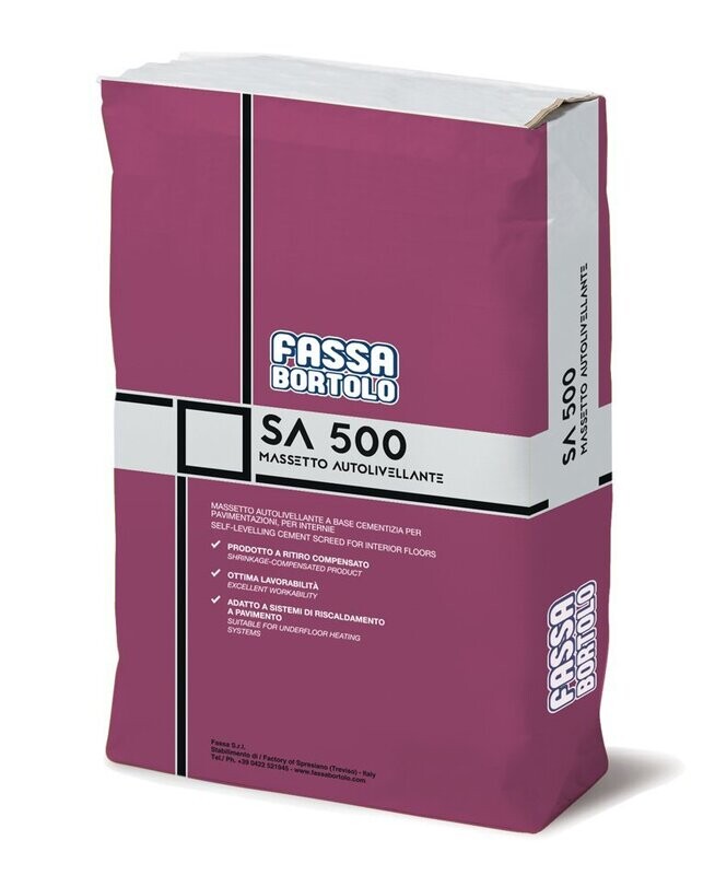 Massetto autolivellante SA 500 25Kg