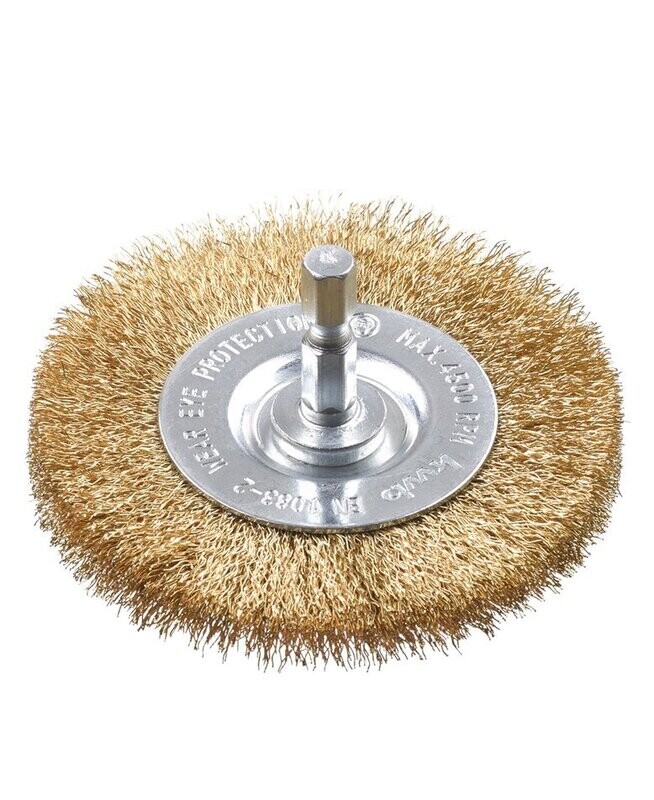 Spazzola a disco ottone ø 75mm