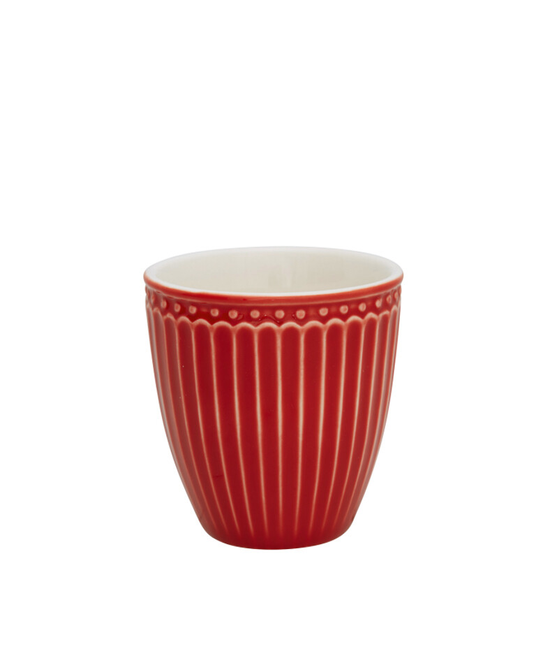 Mini latte cup "Alice" rosso