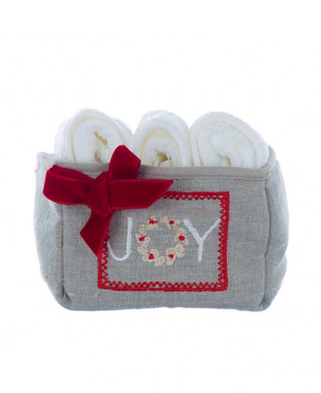 Cestino con lavette "Joy"